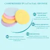 Puff Sponge Compressed PVA Profesjonalny makijaż do usuwania makijażu Kobiety twarzą gąbki złuszczające się oczyszczanie spa Clean Puff