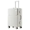 Коробка для троллейбуса алюминиевого кадра для учениц, 24 -дюймовый багаж, туристическая коробка, передняя багаж, универсальная коробка для посадки на колесах 240425