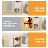 Frames Wooden Photo Frame Double Side Rotating Photo Frame Rotary Picture Frame Table Frame Desktop Decor