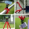 Acessórios Tripé para telefone Flexível esponja Octopus Mini Tripé para iPhone Mini Câmera Tripé Phone Helder Clip Stand