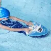 Mattresses Lightweight Swimming Kickboard Cute Cartoon Floating Plate Back Kids Safe Training Swimming Pool Accessories Water Sports