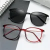Cornici di occhiali fotochromici Sole cornice Donne TR90 Student Myopia Lens Eye Eye Eyele Glasses Uomini 0 0,50,75 da 1.0 a 6,0
