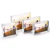 Frames Acrylic Photo Frame Tabletop Desktop Picture Frame Magnetic Acrylic Block Holder Birthday Gift