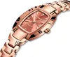 et montres Veadons Imperproof Tungsten Steel Bracelet Os Bracelet de serpent carré vibrant Watch Lady Quartz4861198
