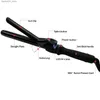 Curling Irons Professional Curling Iron per il riscaldamento istantaneo per capelli da 25 mm e 30 mm per 60 minuti di chiusura automatica di sicurezza Display digitale LCD Q240425