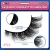 Pestañas postizas Groinneya 10 pares de pestañas de pestañas 3D Natural falso esponjoso Wispy Natural Cross Extension Makeup Q240425