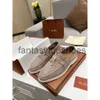 Loro Piano LP LOAFERS Designer Chaussures décontractées Men Sneakers Suede Loafer Femmes Sandales Chaussure en cuir Traineurs à plat