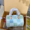 Wczesna wiosenna torba Projektantka Klasyczna marka Keepall 17x11.5x10cm obudowa podróżna sprzęgło torebka skórzana wzór krwinki Bagieette Pillow Bag A3