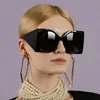 Designer Designer occhiali da sole per donne 1254s anti-uultraviolet nero piatto pieno telaio piena occhiali alla moda una miscela perfetta di design moderno e classico con scatola