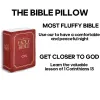 Travesseiro sagrado bíblia travesseiro livro de pelúcias macias, travesseiros de travesseiros para bíblia para mamãe brinquedos bíblicos presentes cristãos para crianças crianças mulheres mulheres