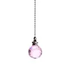 装飾的な置物1PCヨーロッパのシンプルなLluxury Creative Colorful FaceTed Ball Crystal Pendant Fan Lightsスイッチ美しいロープの装飾