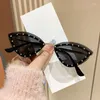 Sunglasses ZLY 2024 Fashion Cat Eye Women PC Colorful Gradients Lens Metal Frame Diamond Decoration Luxury Sun Glasses UV400