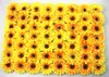 장식용 꽃 40 60cm 인공 해바라기 꽃 벽 패널 장식 배경 웨딩 파티 어린이 공원 초등학교