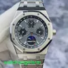 AP Crystal Wrist Watch Royal Oak Series 41mm Diamètre Titanium Alloy Perpetual Calendar Automatic Mency's Men's Fashion Fashion Luxury Watch 26609Ti.OO.1220TI.01