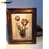 Frames New 2023 Creative Retro Solid Wood 5" 6" 7" 8" 10 Inch A4 A3 Photo Frame Up Wall Home Decoration Set Singleframe Picture Frames