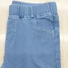 Frauen Jeans Frauen Denim feste Weitbeinhosen Taschen Streetwear Lose Fit High Taille Wäsche Reißverschluss Knöchellänge Leichte Strechung