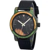 Montre-bracelets Bobo Bird Bois Wrist Shatch pour hommes Mouvement japonais Mouvement Fashion Gravé Wood Watch Man Clock Custom Gifts Drop