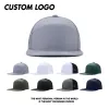 Softball European och American Flatbrimmed Baseball Caps Custom Logo Spring and Summer Outdoor Sun Protection Breattable Truck Hats