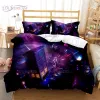 Set Galaxy Printed Comferter Bedding Set Mystery Time Tardis Däcke Cover Bed Set Quilt Cover Pudowcase King Queen Size Bedding Set