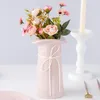 Flores decorativas de seda 12 cabeças rosa buquê rosa Fake Flower Tea Rose Artificial para Casamento | Casa | Partida