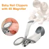 Care baby unghie Clippers con 4x ingrandire la sicurezza prima per i bambini neonati