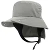 Chapeaux à bord large chapeau seau upf50 + hommes chapeau de soleil grand surf c