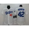 Baseball Jersey Dodgers Elite Edition 42# Robinson