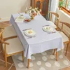 Table Cloth B29 Internet Celebrity Lambskin Tablecloth Waterproof And Oil-proof Wash-free Home Rectangular Light Luxury High-end