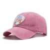 Chaps de bille de créateur nouveau chapeau mignon rose chat patch de baseball casquette petite chapeaux de chapeau de canard de canard