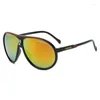 Lunettes de soleil Pilote classique pour hommes femmes unisexes surdimensionnées vintage rétro Sun Sun Summer Eyewear de sport extérieur