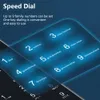 Servo Touch Keyboad Mobiltelefon 2 SIM FM Radio Bluetooth Speed ​​Dial Ultra Thin Metal Body Blacklist Unlocked GSM Mobiltelefon