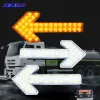 LAMP 1PAIR LED TAKKENDE STROBE AUTOUS VERKEER WAARSCHUWING Lichten Auto Arrow Veiligheid Alarm Lamp voor Bouwwegindicator Voertuigen