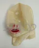 Party Masks Suitop Attached Mouthpiece And Nose Tube Transparent Adults039 Latex Hood Bdsm Made Of 04mm Thickness Natural Mate7120989
