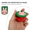 Spiegel Castanets Kids Instrument Fingerperkussion Musikinstrumente Spielzeug Orff Holzklapper Rhythmus