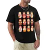 Polos masculinos Surtido Matryoshka Muñecas Nestitantes Camiseta Camiseta Hippie Clothing Camiseta Men