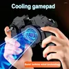 Игровые контроллеры Cooler 4.7-6.5-дюймовый четыре пальца с охлаждающим вентилятором Совместимость универсально для Android-контроллера Black Portable Abs