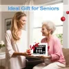 Frame Digital Calendar Alarm Day Clock photo frame with 8" Large Screen Display am pm, Multiple Alarms for Impaired Vision People