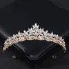 CAPELLI DELLA CAPELLI DELLA MAVERE CROURO CRIDELLO CRIDESTON CROUNA TIARA PER DONNA BRIDE PROPRIO LUGO DI LUSSO Diadem Accessori per capelli da sposa per matrimoni Crown Crown D240425