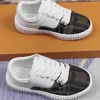 Brand kids designer Small white shoes autumn winter frenulum canvas color-blocking board shoes Size 26-35 brand baby Sneakers