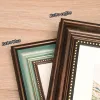 Frame High Quality Picture Frame A3 / A4 Taille 6/8/10 / 12 pouces Photo Frames Affiches Style American Style