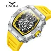 New ONOLA Fashion Waterproof Quartz Men's Watch Silicone Tape Sports Men's Watch