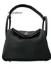 Designer Bag ldy L Pillow äkta läderläkare Bag Top Layer Cowhide High-End Single Shoulder Delinda Style