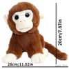 Animaux en peluche en peluche Jouet Long Tail Modèle de singe idiot mignon Simulation de poupée mignon Cartoon mignon