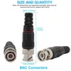 Adattatore BNC CCTV ANPWOO 10pcs di alta qualità con connettore BNC da 50ohms e 75ohms perfetto per i sistemi di sorveglianza CCTV di AnpWoo