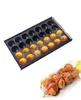 18 holes 28 Holes Commercial Takoyaki Machine Maker Nitstick bakpan plaat gegoten aluminium octopus bal gehaktballkoker grill T7135671