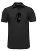 Herrpolos Taktisk militär t-shirt utomhus andningsbar armé strid t-shirt snabb torr jakt camping vandring fiske lapel polos tee topsl2425