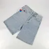 Męskie spodenki JNCO Retro Hip Hop Cartoon Graphic Streetwear Denim Y2K Big Boy Haftowanie workowate Jorts Haruku Gym Basketball Mężczyźni