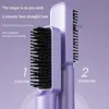 Electricity Hair Straightener Brush Portable Comb Straightening Fashionable Negative Ion Wireless Care 240418