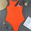 Swimwear féminin Sexy Hollow Out Bikini Cut Irrégul Cut Swimsuit Y2K Monokini Push Up Vacation Maillots de bain Femmes High Waist Brazil Beach Bathing