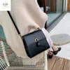 Tasche Kleine Klappe PU Leder Crossbody Taschen für Frauen 2024 Winter Trends Schulterhandtaschen und Geldbörsen luxuriöser schwarzer Hand